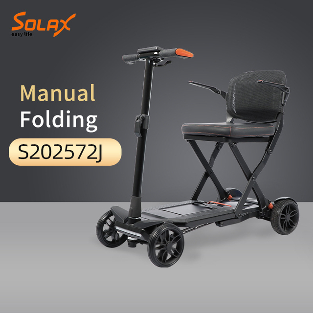 Solax S202572J Remote Control Folding Mobility Light-weight Electric Scooter Carbon Fiber Scooter/Scooter El&eacute;ctrico para Adultos