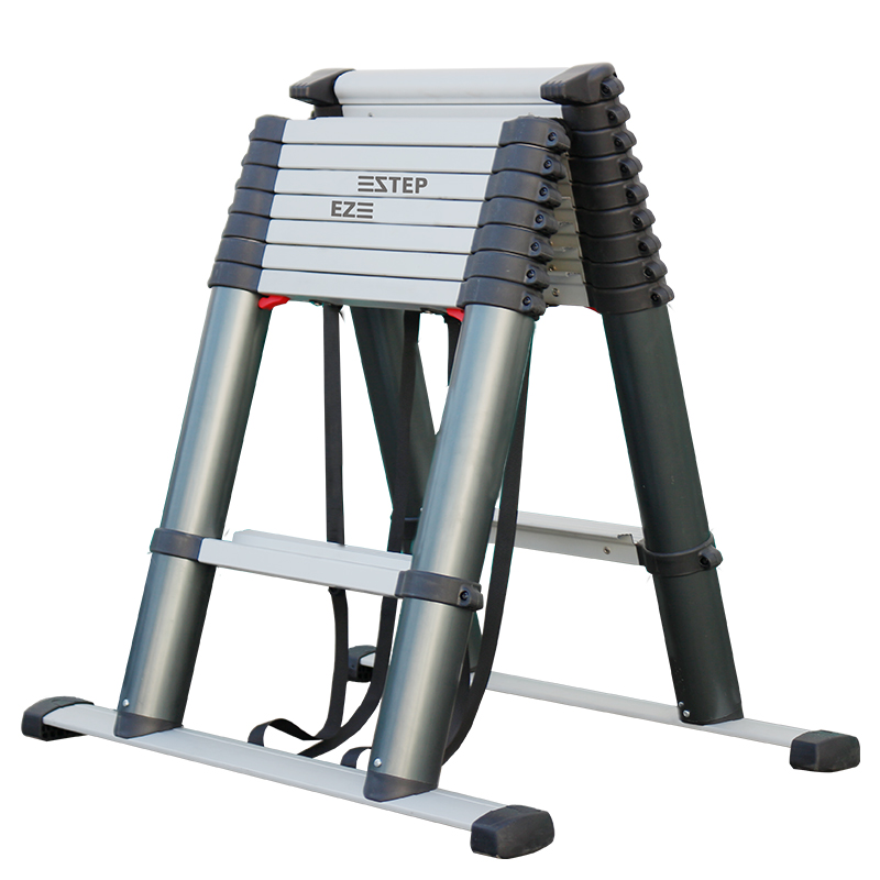 3.0m telescopic circular pipe ladder