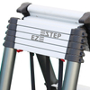 2.3m telescopic circular pipe ladder