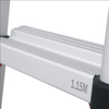 2.6M telescopic circular pipe inclined ladder